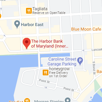 Map of Inner Harbor East